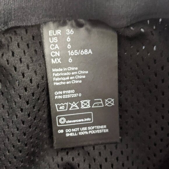 Alexander Wang x H&M Black Mesh Logo Shorts, Size 6 - Picture 11 of 11